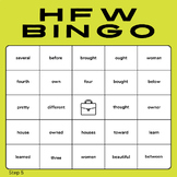 High Frequency Sight Word Bingo! Wilson Step 5