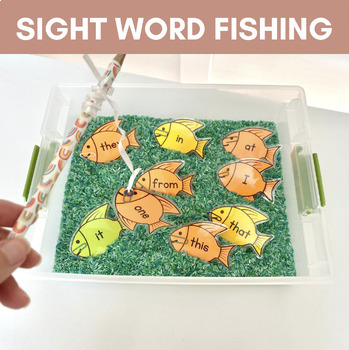 High Frequency Sight Word Fishing Game for Kindergarten, First Grade,  Homeschool