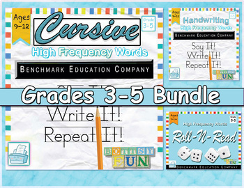Preview of Sight Word Practice Bundle for Entire School Year! Writing &Games(Grades 3, 4,5)