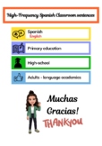 High-Frequency Spanish Sentences in the Class - ELE Español