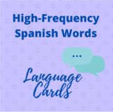 High-Frequency Spanish Words Language Cards