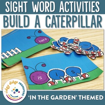 High Frequency Word Build a Caterpillar by Ridgy Didge Resources