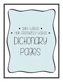 High Frequency Word Dictionary