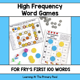 High Frequency Word Games | Fry’s First 100 Sight Words