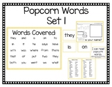 High Frequency Word Practice Set 1