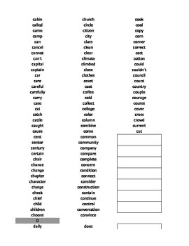 High Frequency Word Student Dictionary by Jessica's Store | TpT