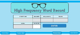 High Frequency Word Tracker and Monitoring system - Primar