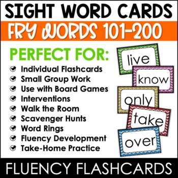 fry sight words kindergarten flash cards
