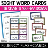 Fry Sight Words Flash Cards - The Seventh 100