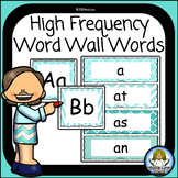 High Frequency Word Wall Words and Alphabet