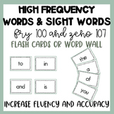 High Frequency Word and Sight Word Flash Cards | Word Wall