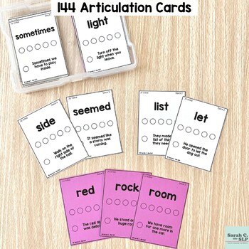 High Frequency Words Articulation Cards Deck 2 by Sarah C the SLP