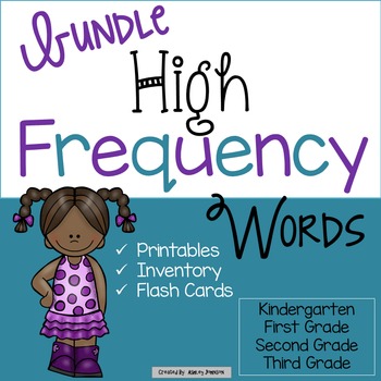 Preview of High Frequency Words Bundle K-3