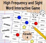 High Frequency and Sight Word “4-In-A-Row” Interactive Gam