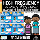High-Frequency Words Lessons: The Bundle