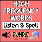 High Frequency Words Listen & Spell BUNDLE