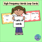 High Frequency Words Loop Cards 4 sets