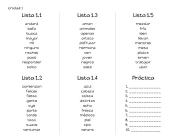 High Frequency Words Maravillas/Palabras de uso frecuente Maravillas ...