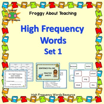 Preview of High Frequency Words 2nd Grade