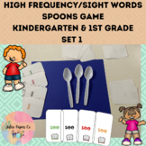 High Frequency Words, Sight Words Spoons Game Set 1, 1st G