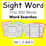 High Frequency Words (Sight Words) Word Searches Set 1-3 -