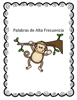 Preview of High Frequency Words in Spanish...Palabras de Alta Frecuencia