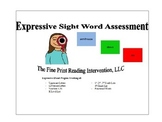 Expressive Sight Words/High Frequency, Alphabet & Numbers 