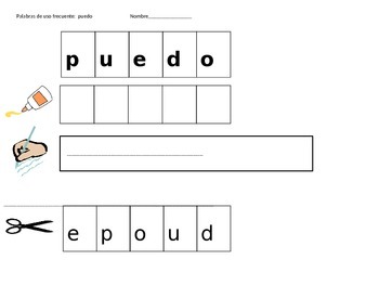 Preview of High Frquency Words in Spanish Kinder Dual Language