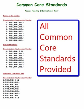 High Interest Informational Reading Selections And