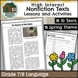 High Interest Nonfiction Reading Passages for Spring (Grad