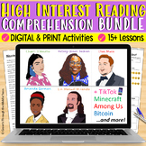 High Interest Reading Comprehension Bundle (Digital + Print)