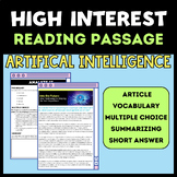 Article of the Week: Reading Comprehension | Artificial In
