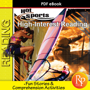 Preview of High Interest Reading Passages HOT SPORTS Stories & Comprehension Activities
