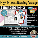 Rickrolling Reading Passages Comprehension Activities by Top Floor