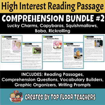 Preview of High Interest Reading Passages #2