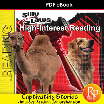 Preview of High Interest Reading Passages - SILLY LAWS: Fun Stories - Cloze-Reading Lessons