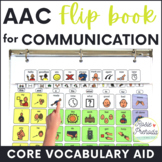 High Level AAC Core Vocabulary Flip Communication Book