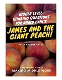 James and the Giant Peach by Roald Dahl High Level Compreh