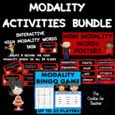 High Modality Words Interactive Slides & Poster PLUS Modal