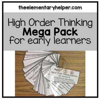 Preview of High Order Thinking Mega Pack for Early Learners