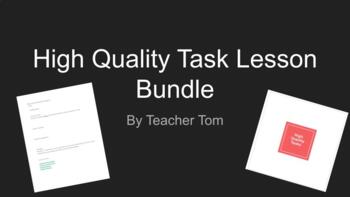 Preview of High Quality Tasks Professional Development - Bundle