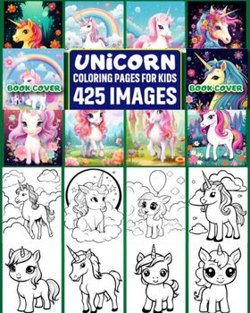 Preview of High-Resolution Funny Unicorn Coloring Pages for Kids (400+ Pages)