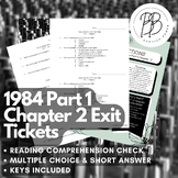 High School - 1984 Part 1 Chapter 2 Exit Ticket - Comprehe