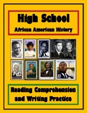 High School African American History Worksheet Bundle / Workbook