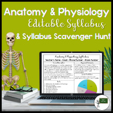 High School Anatomy and Physiology Editable Syllabus Templ