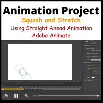 High School Animation Project using Adobe Animate & Straight Ahead Technique