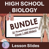 High School Biology Bundle | PowerPoint Lesson Slides | Re