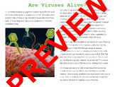 High School Biology Claim Evidence Reasoning Article on Vi