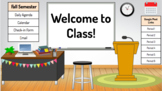 High School Bitmoji Ready Online Classroom Homepage Template