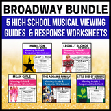 High School Broadway Bundle →  5 Musicals: Viewing Guides 